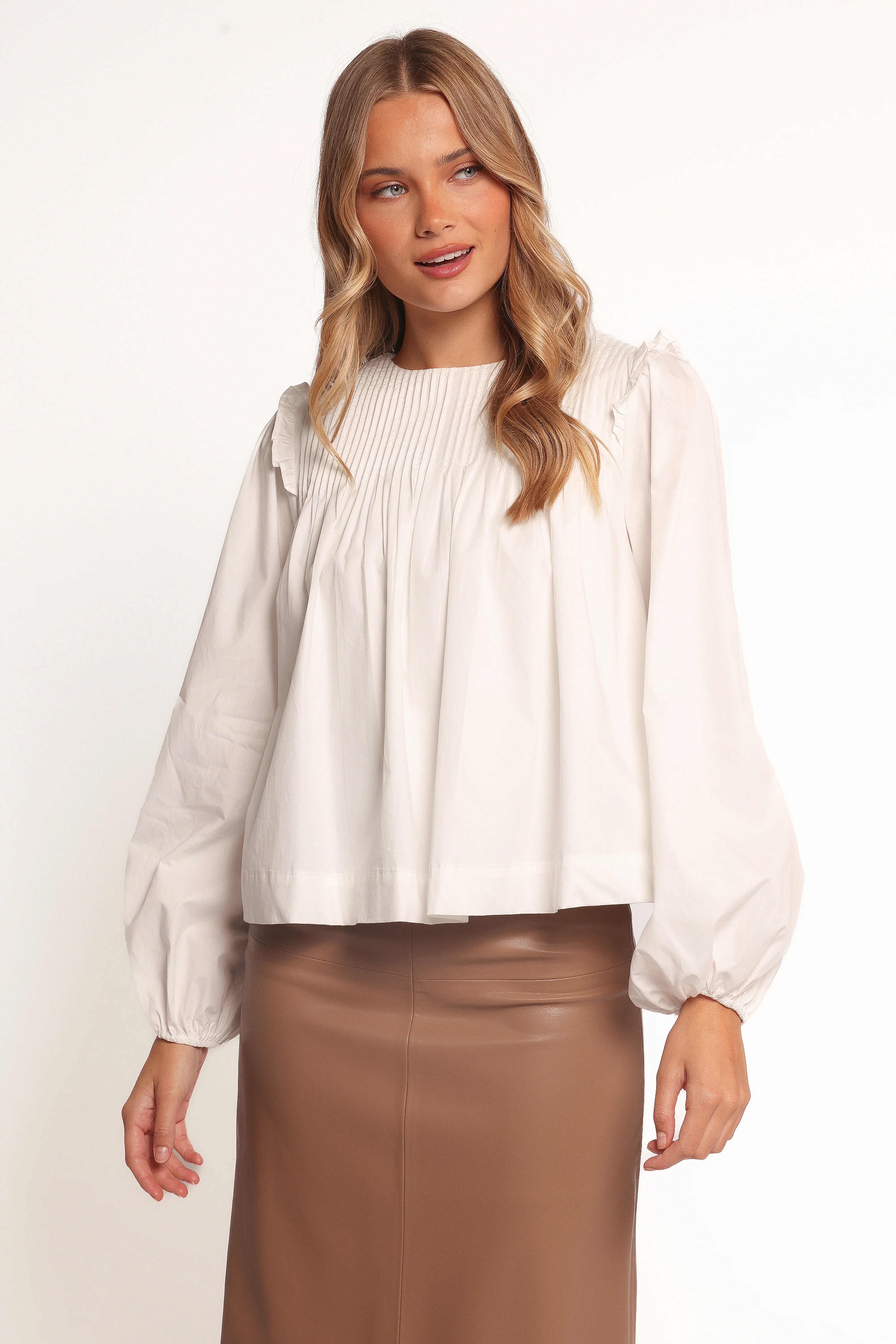 Melba Blouse White