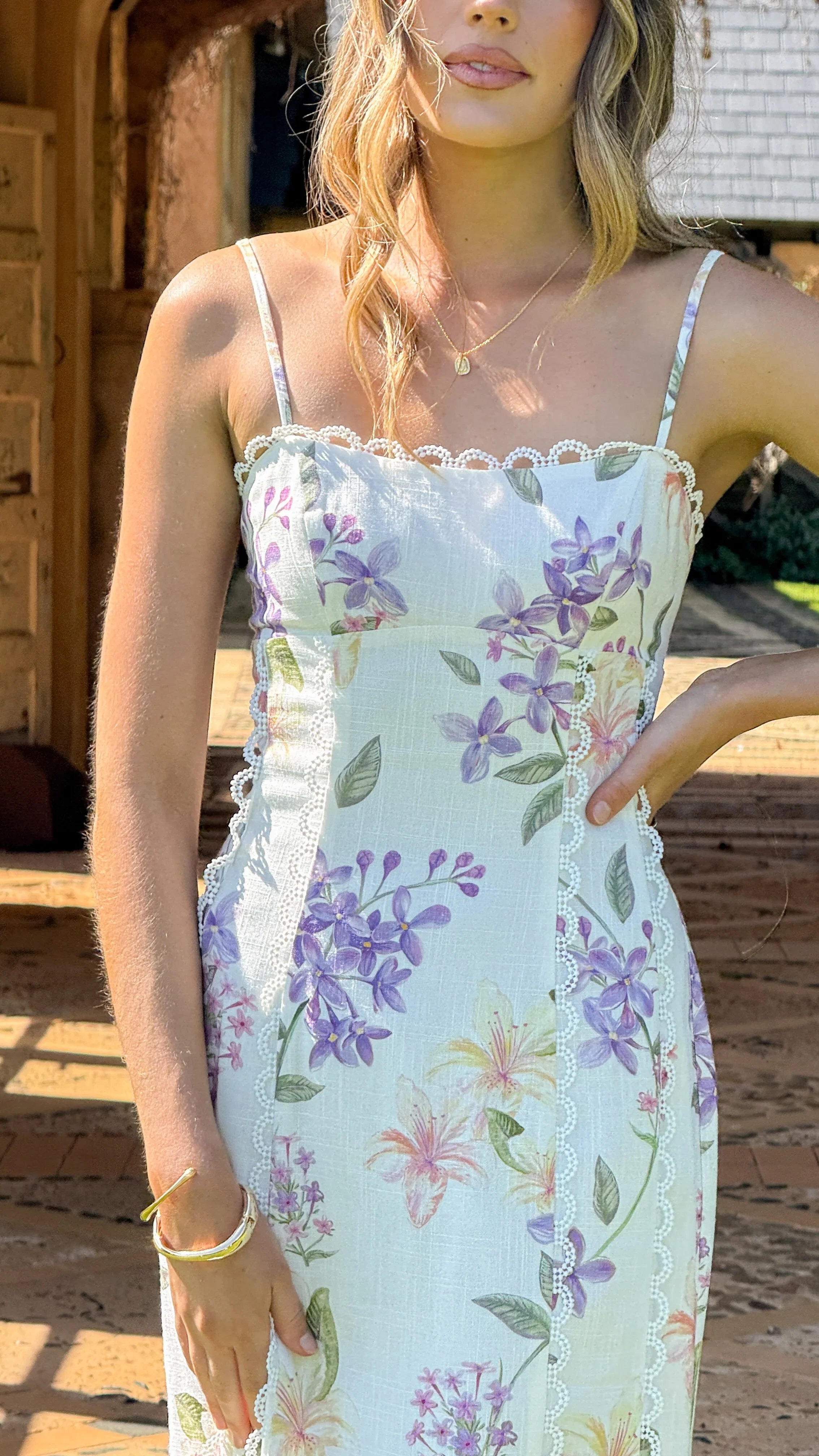 Carlia Maxi Dress Botanical Bloom