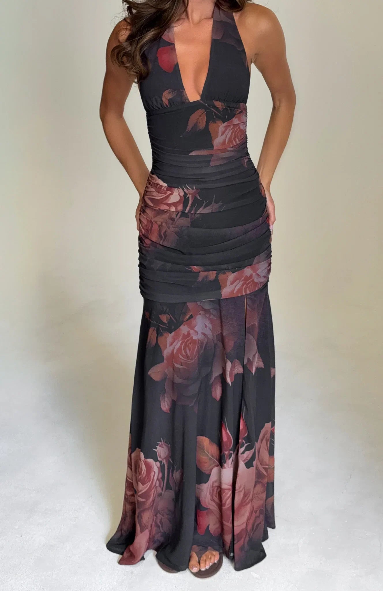 Cherish The Thought Maxi Dress Midnight Silk