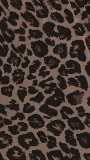 Onella Semi Sheer Maxi Skirt Leopard Print