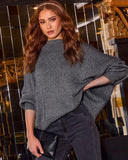 Maple Moon Ribbed Knit Sweater