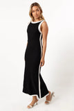 Esme Maxi Dress Black White