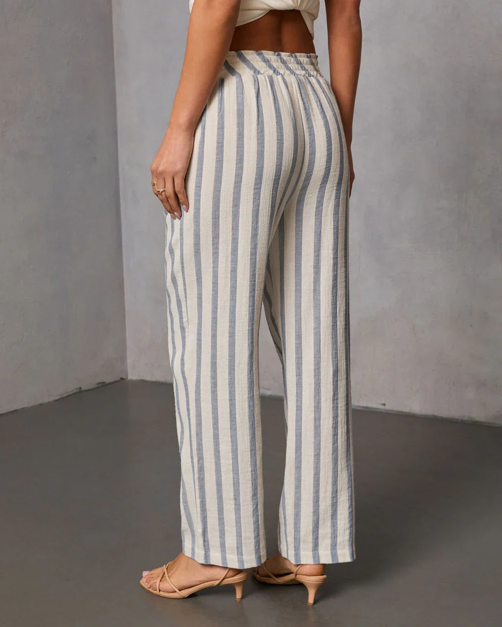 Rubee Striped Wide Leg Pants