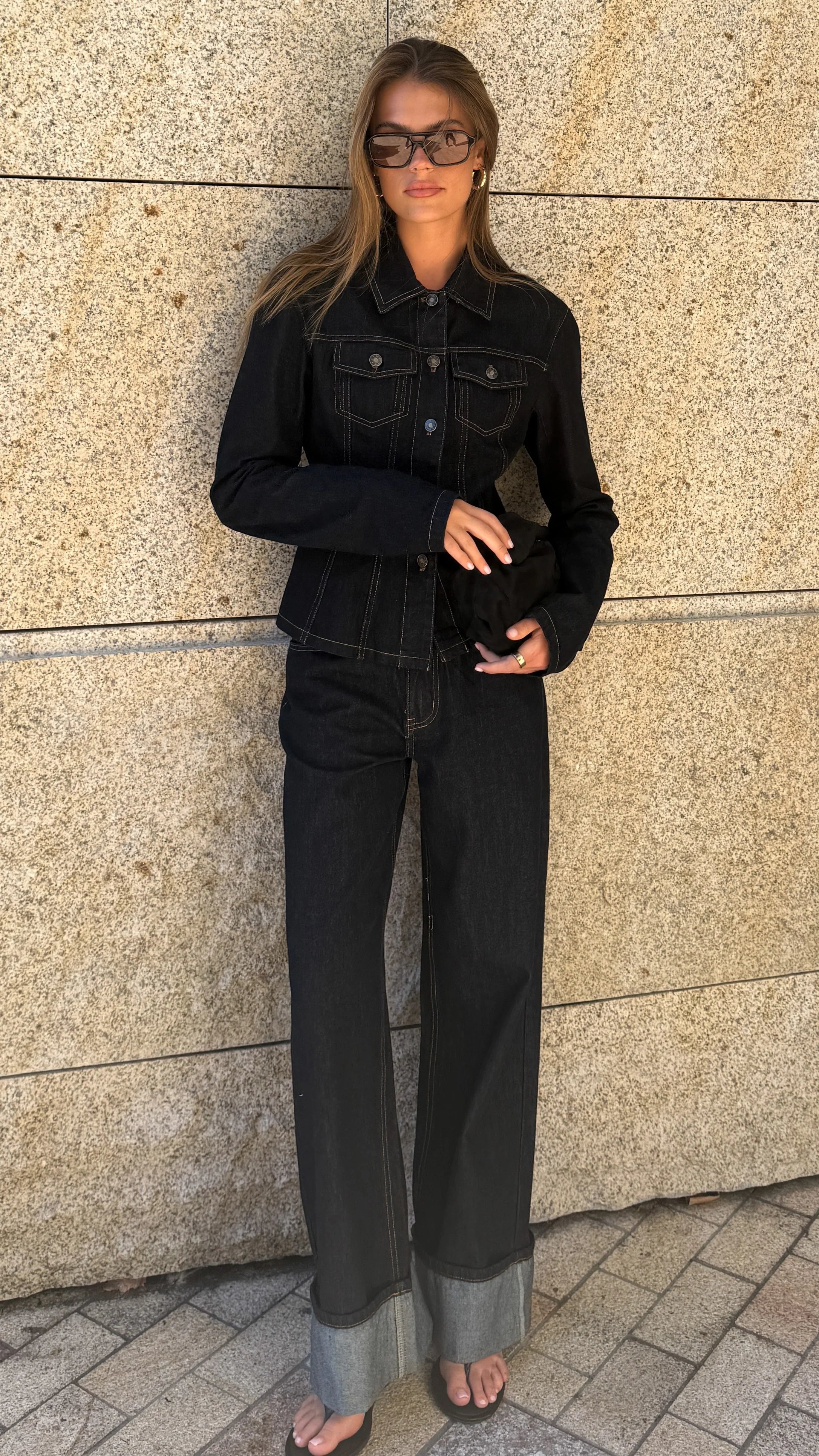 Top Model Cuffed Jean Indigo