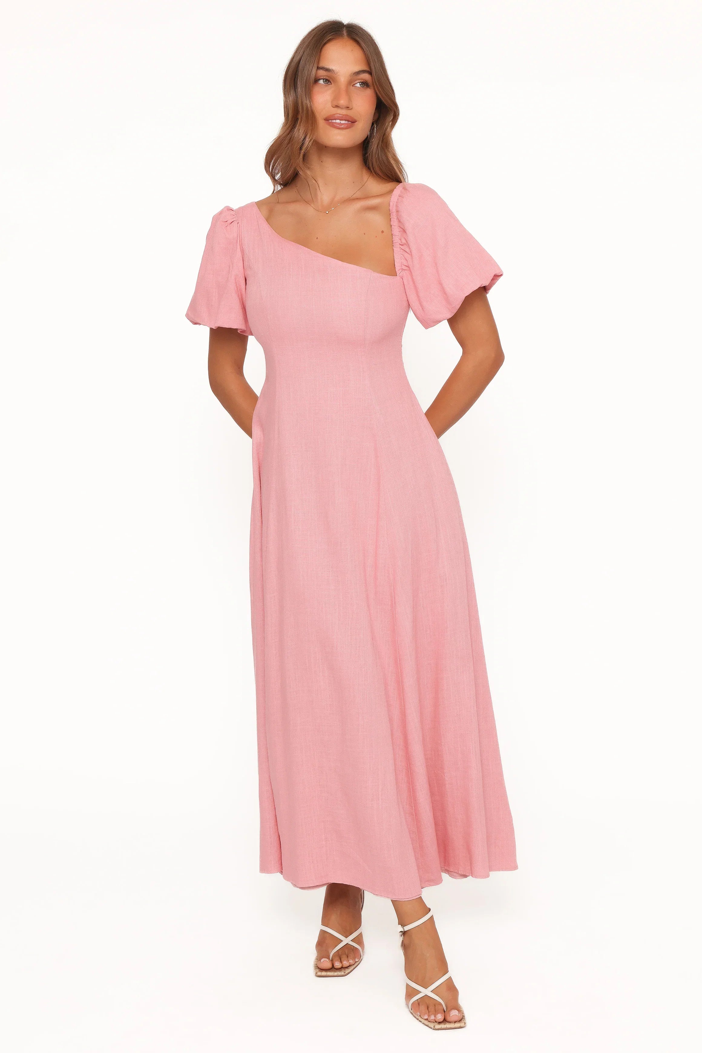 Franca Midi Dress Pink
