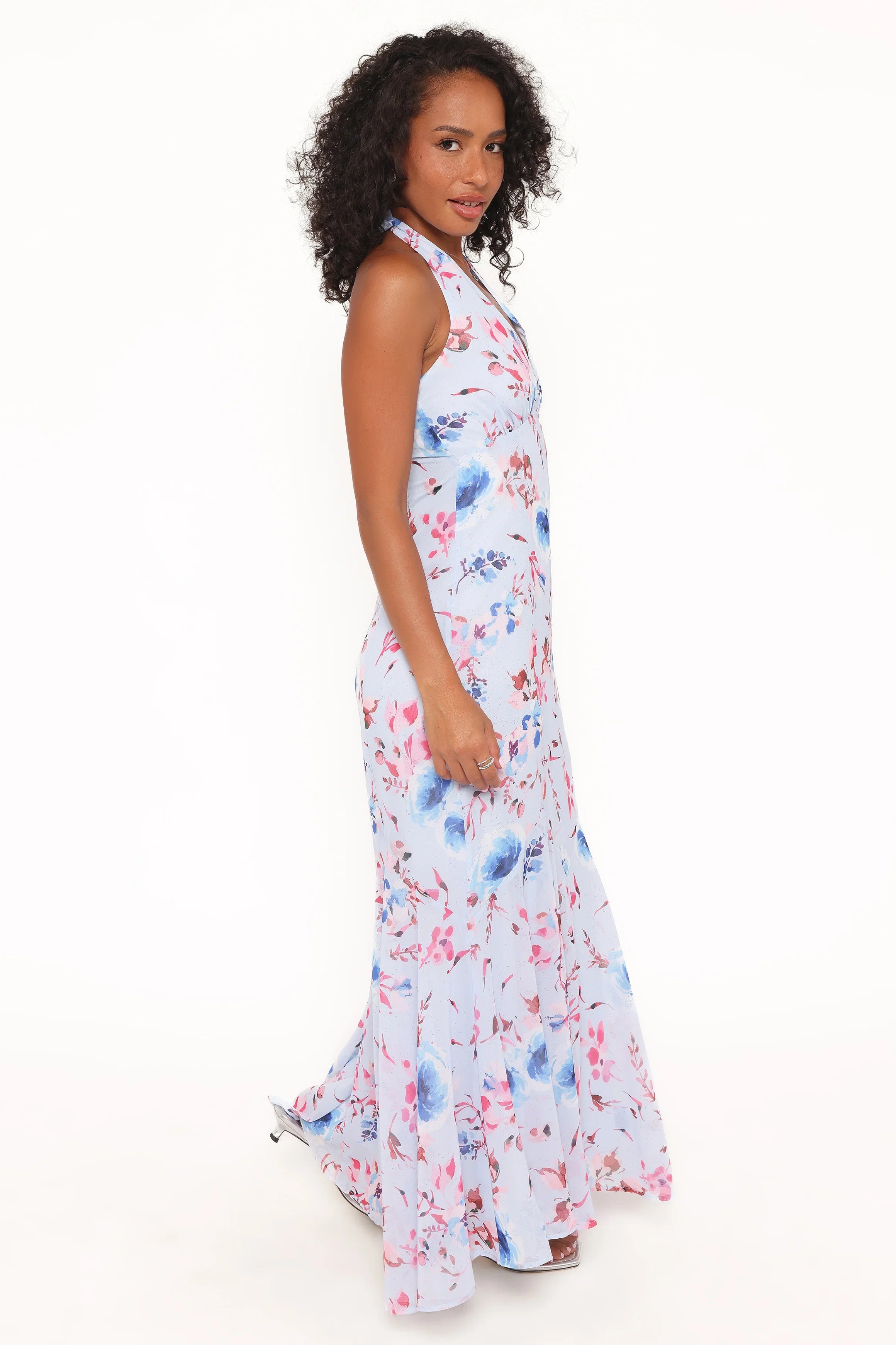 Lavie Maxi Dress Blue Floral