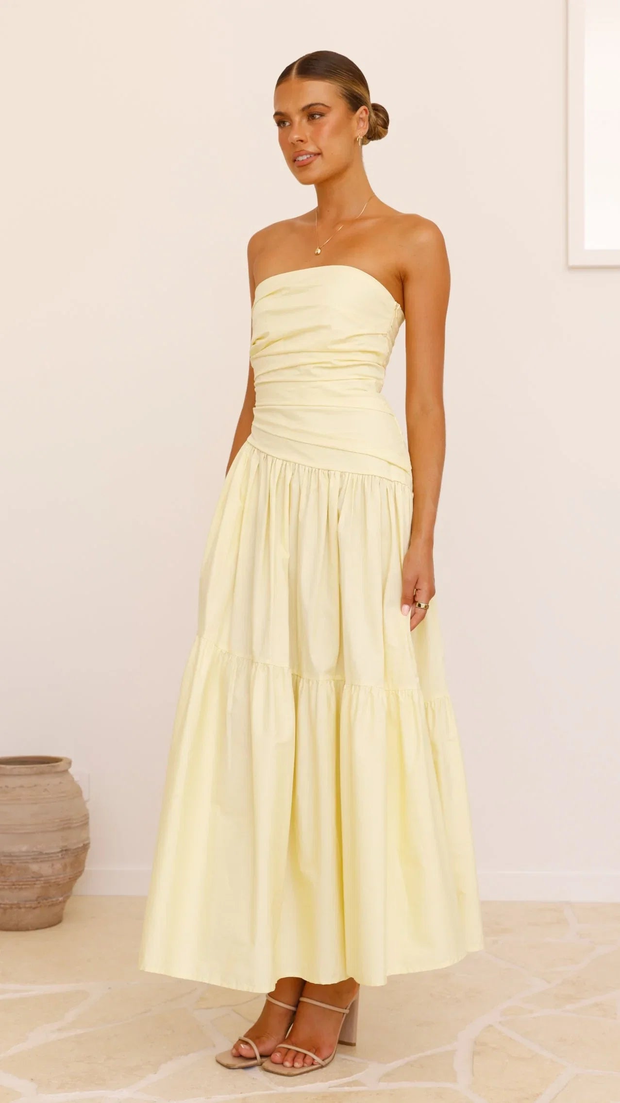 Lola Maxi Dress Yellow