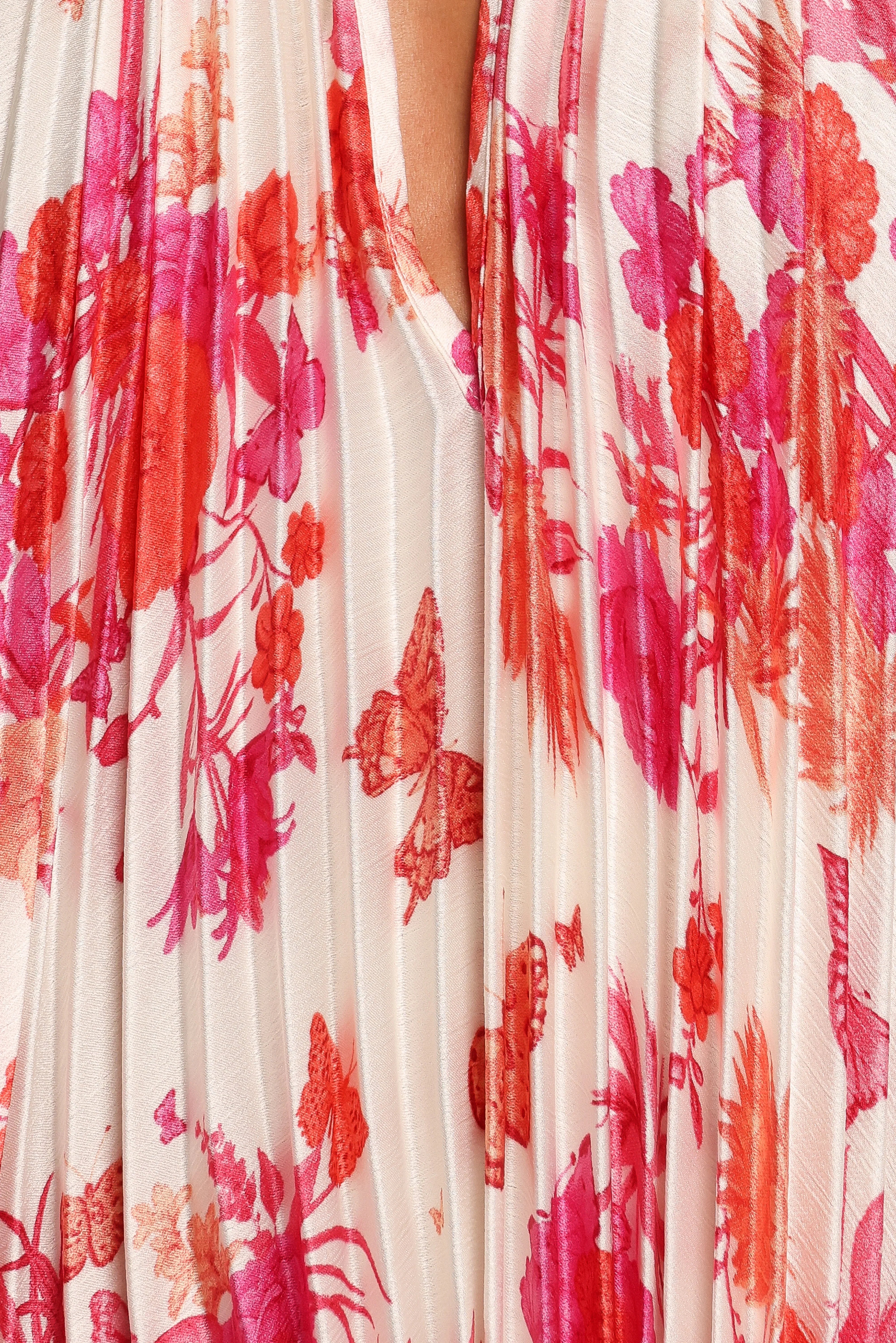 Sirmione Maxi Dress Pink Floral