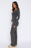 Dont Wake Me Up Pyjama Set Charcoal