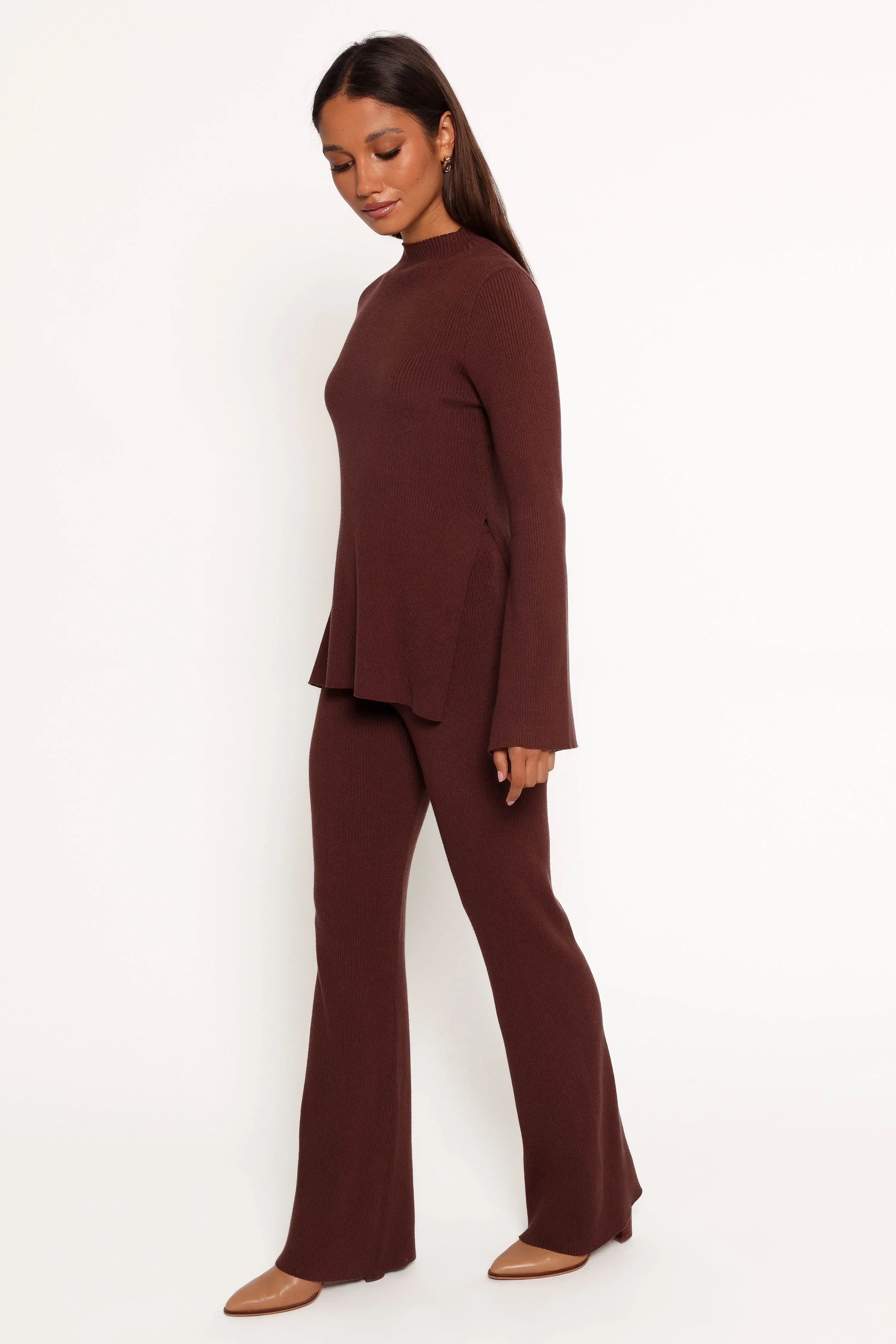 Adrienne Knit Pant Chocolate