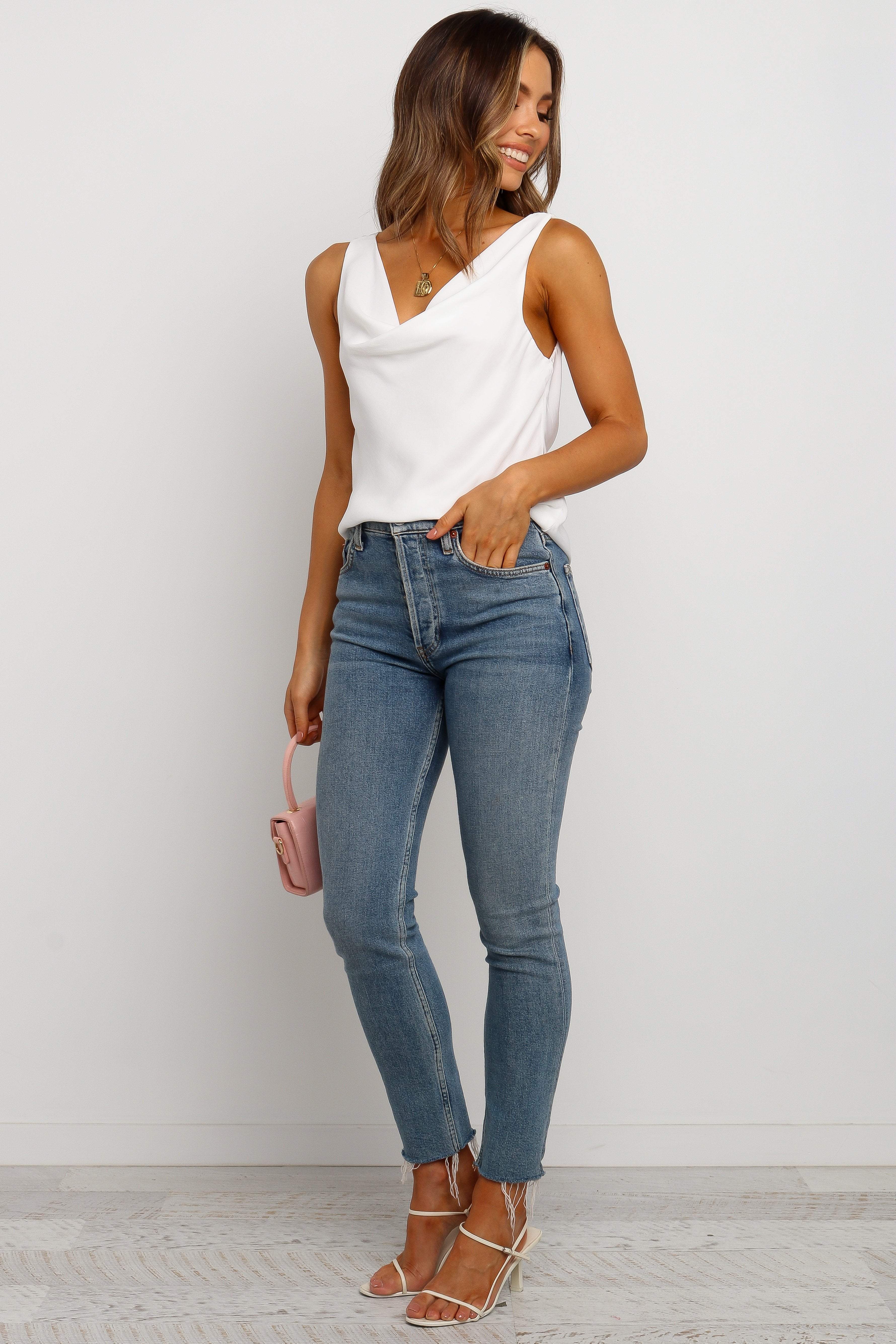 Vinita Top White