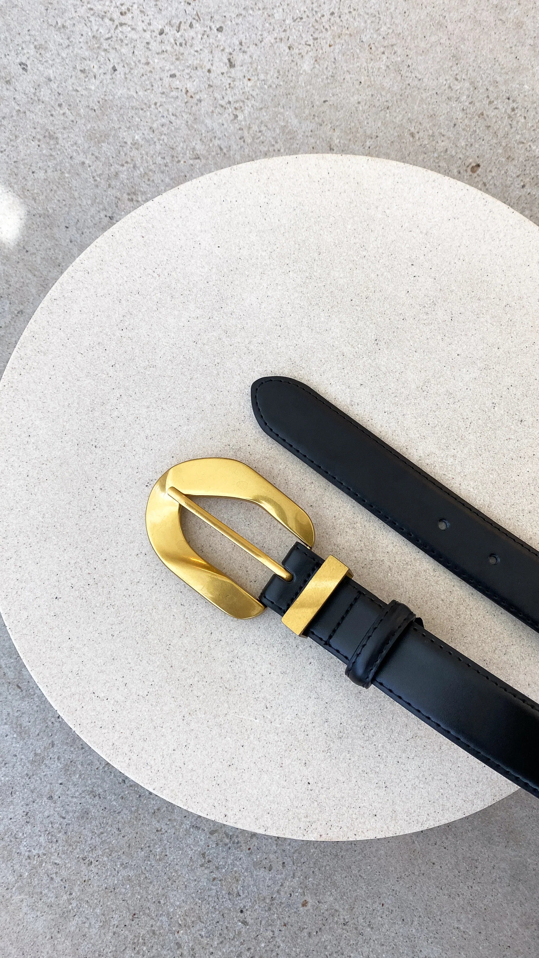 Evelyn Belt Black