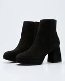 Maxxie Faux Suede Platform Bootie