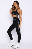 Precision Leggings Black White