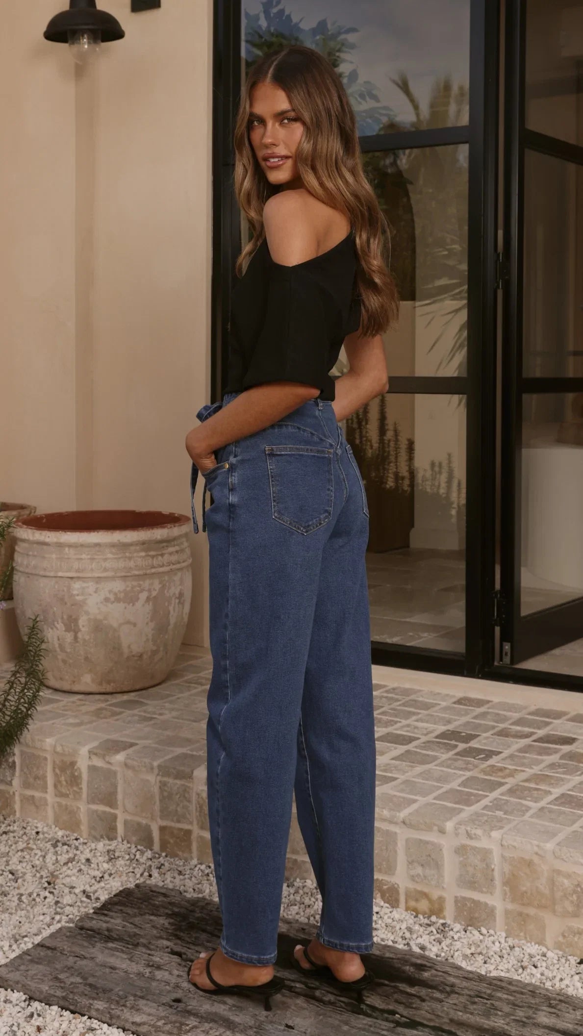 Clove Barrel Jeans Dark Denim