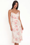 Sandrine Midi Dress Pink Floral