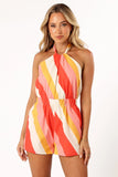 Silanzo Romper Pink Stripe