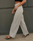 Skyline Striped Straight Leg Pants