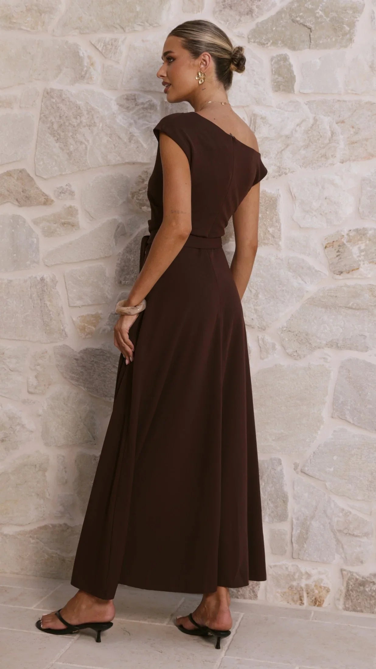 Gemma Maxi Dress Chocolate