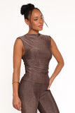 Nissa Lurex Top Bronze