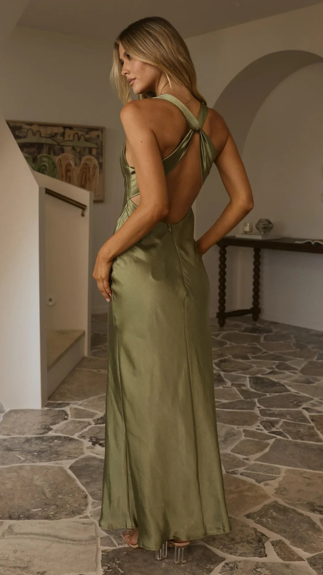 Eva Maxi Dress Olive