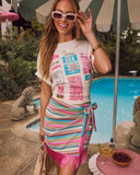 Travel Ticket Short Sleeve Graphic Tee