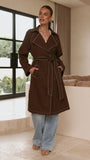 Cora Trench Coat Brown