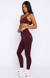 Charge Seamless Leggings Merlot
