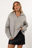 Miranda Knit Sweater Grey