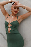 Normani Midi Dress Olive