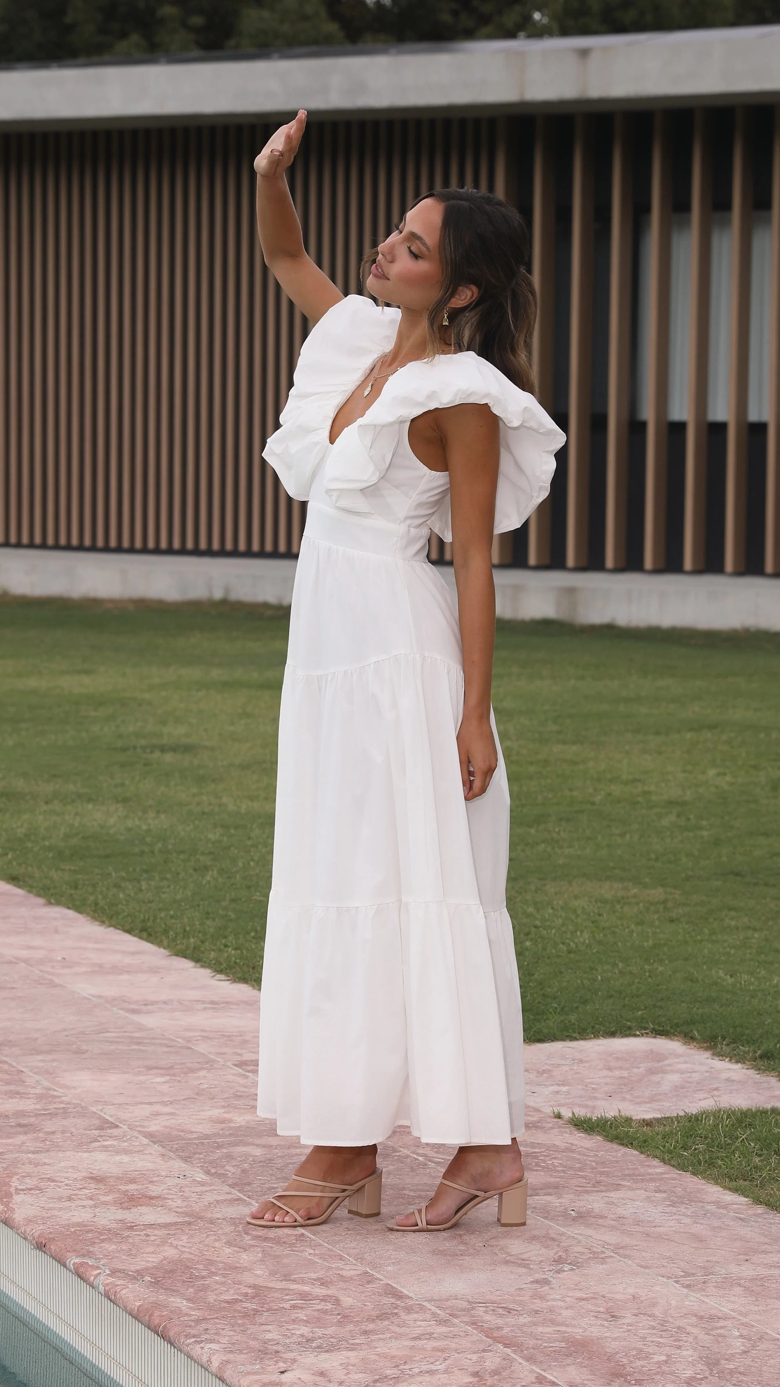 Emma Maxi Dress White