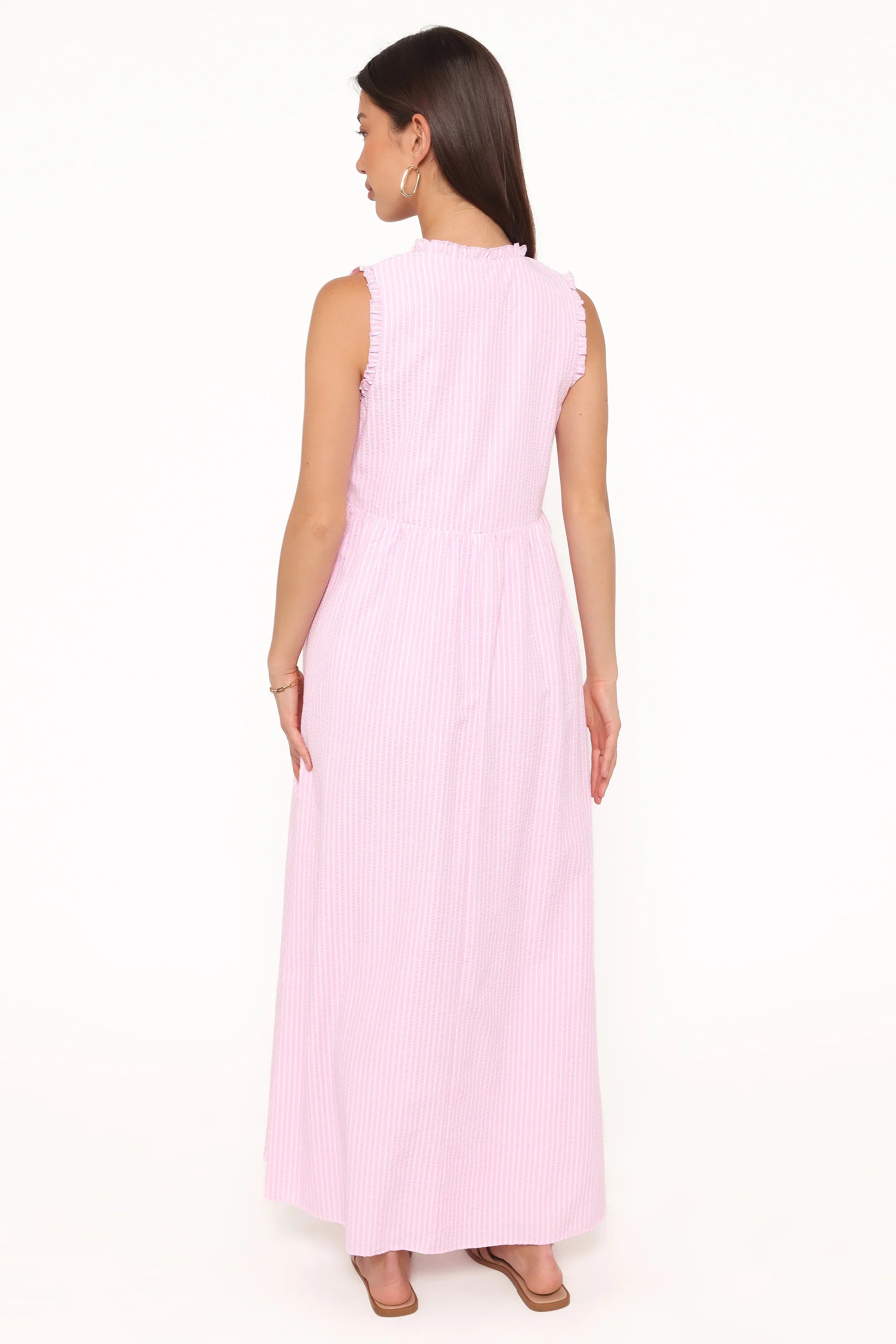 Kalan Maxi Dress Pink Stripe