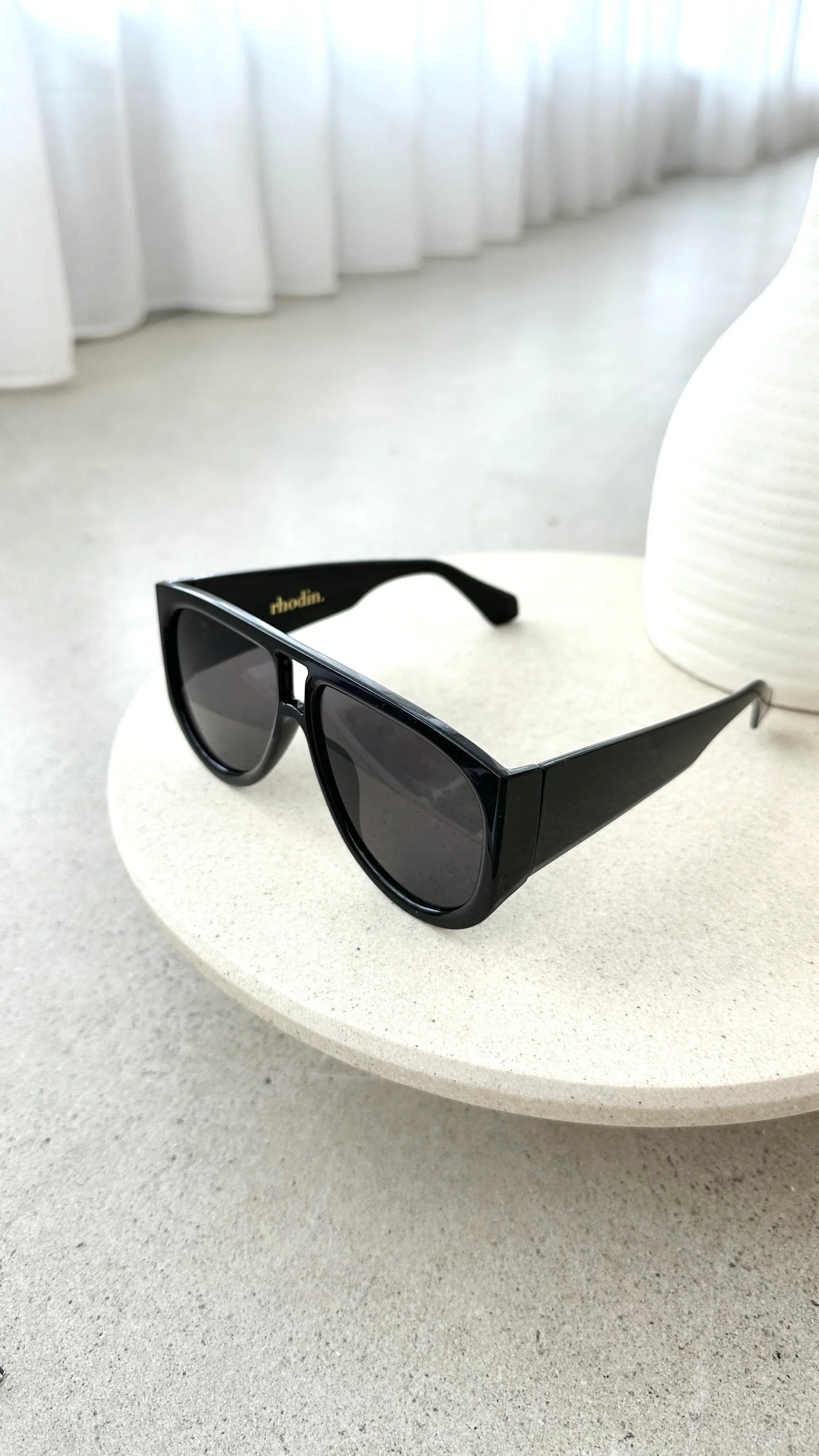 RC Shadow Aviator Sunglasses Black