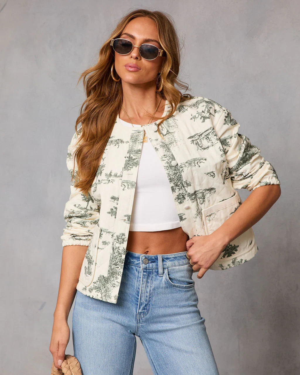 Heritage Hunt Scenic Novelty Print Standard Jacket
