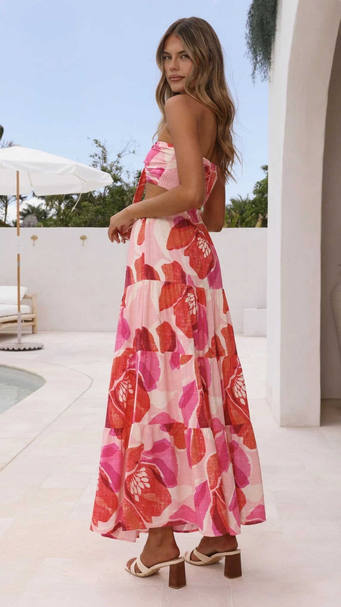 Melanie Maxi Skirt Rosalie Print