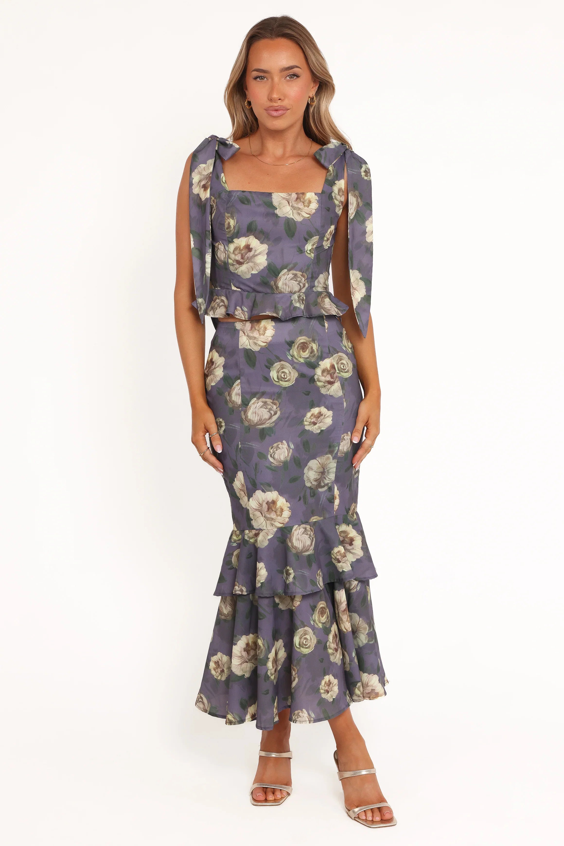 Luna Two Piece Set Lavender Floral