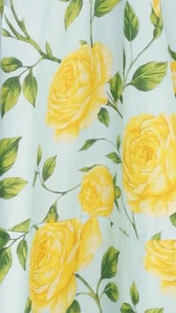 Kaethe Maxi Dress Lemon Aqua Floral