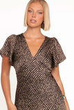 Flossy Maxi Dress Umber Taupe