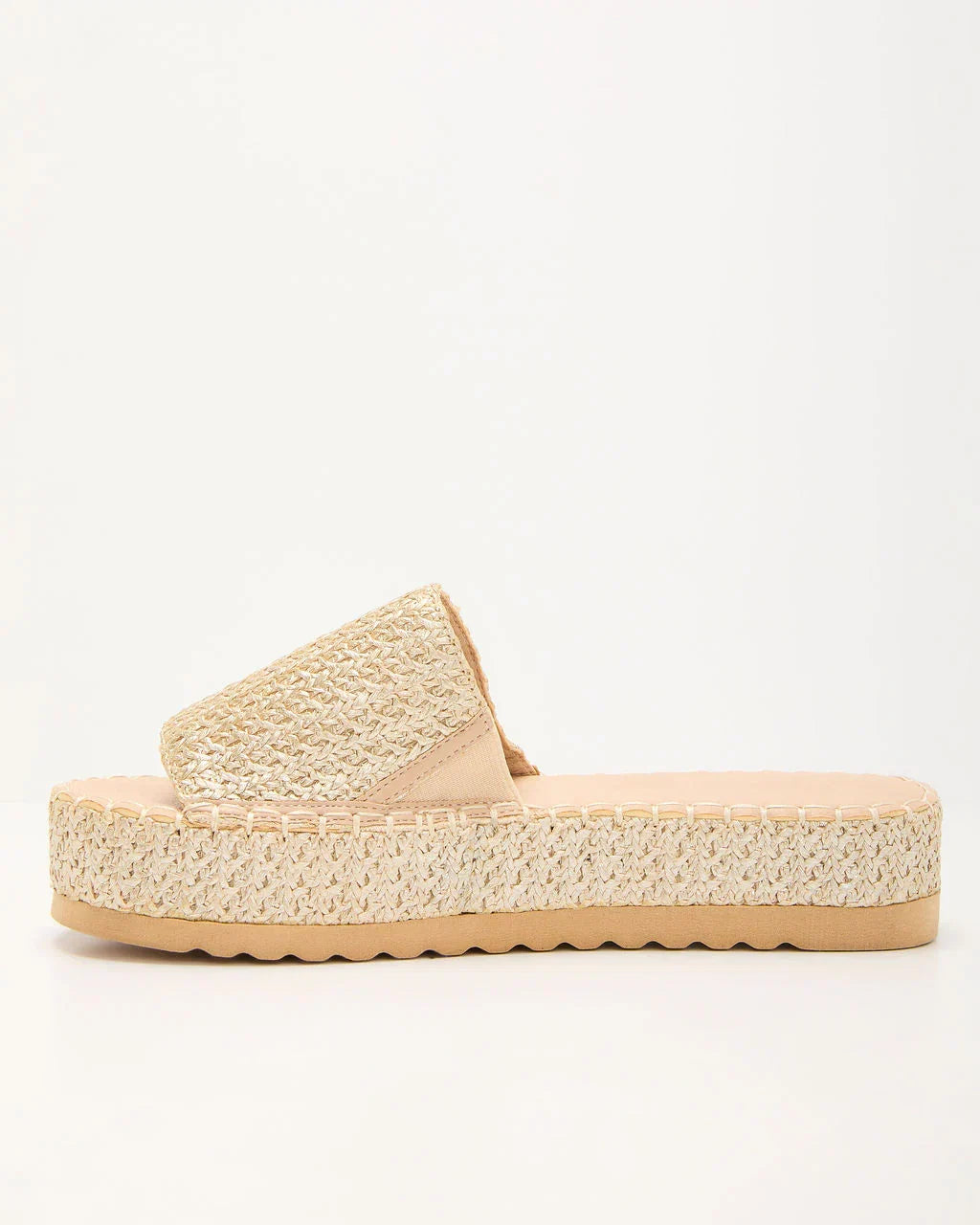 Ashlen Raffia Platform Sandals