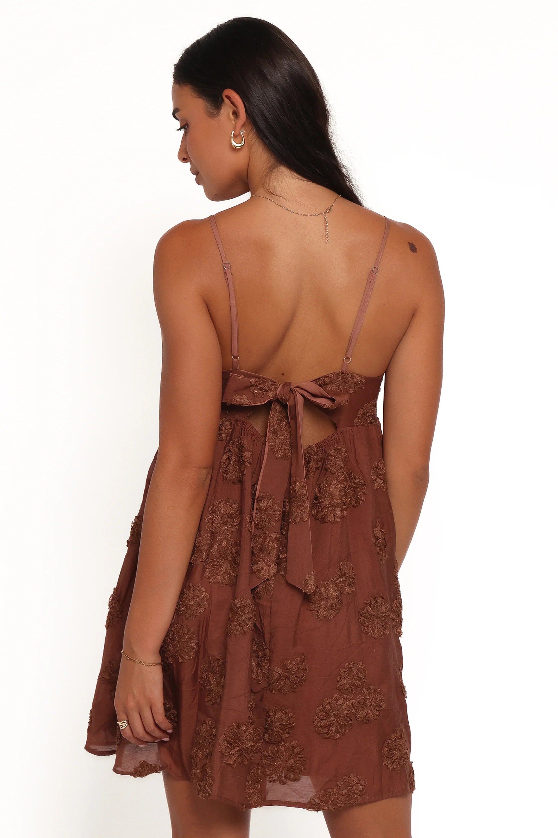 Giana Mini Dress Brown