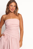 Blanche Strapless Maxi Dress Orchid