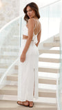 Sidney Top and Skirt Set White
