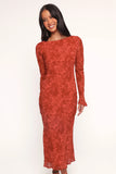 Talitha Maxi Dress Red Roses