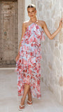 Soho Maxi Dress Pink Floral