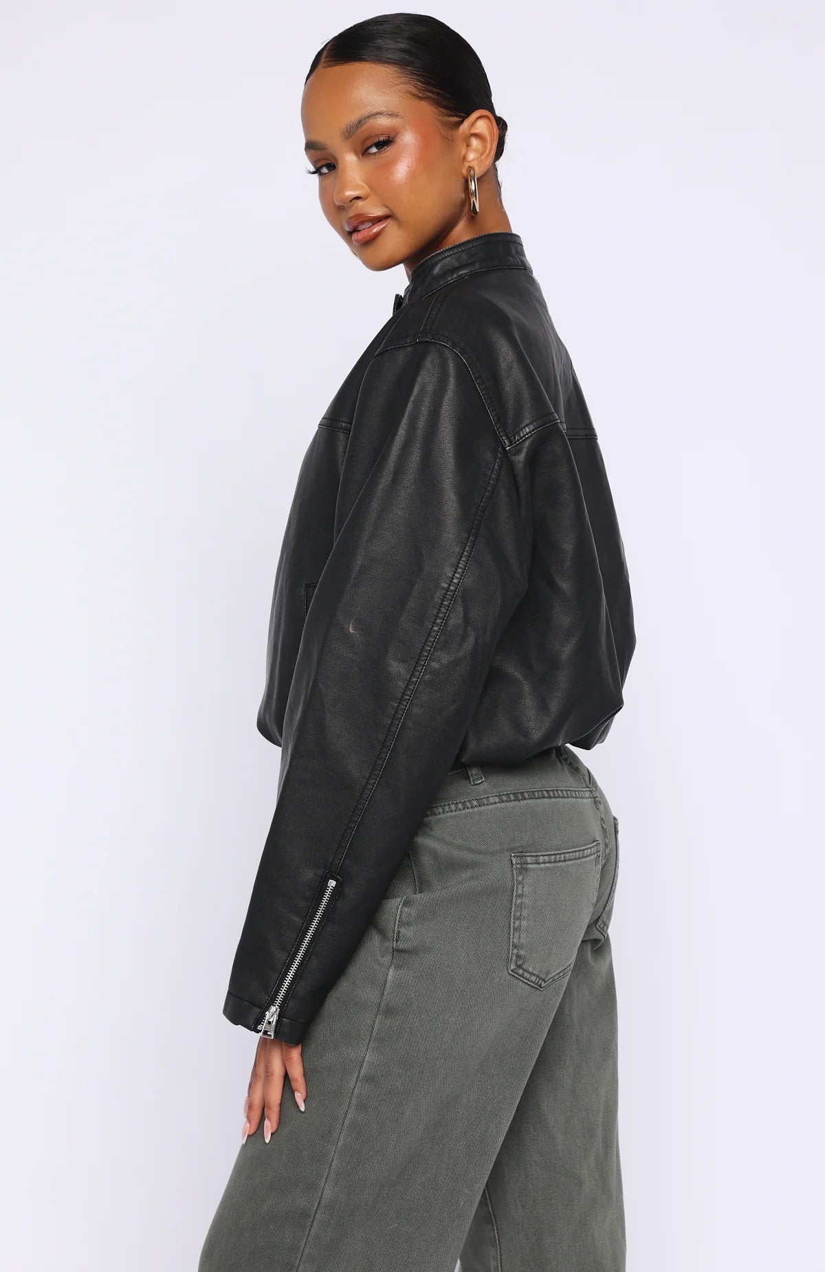 Put In Effort Jacket Black