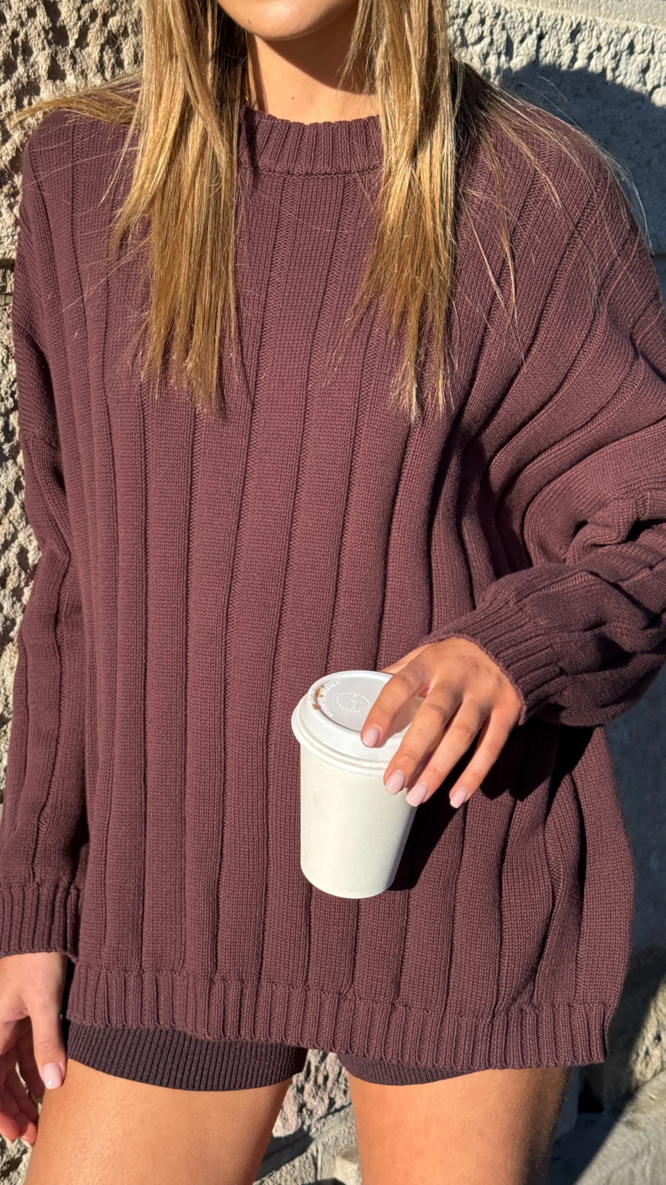 Naiva Oversized Knit Brown