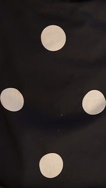 Ebbe Mini Dress Black Cream Polka