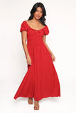 Theodora Maxi Dress Red