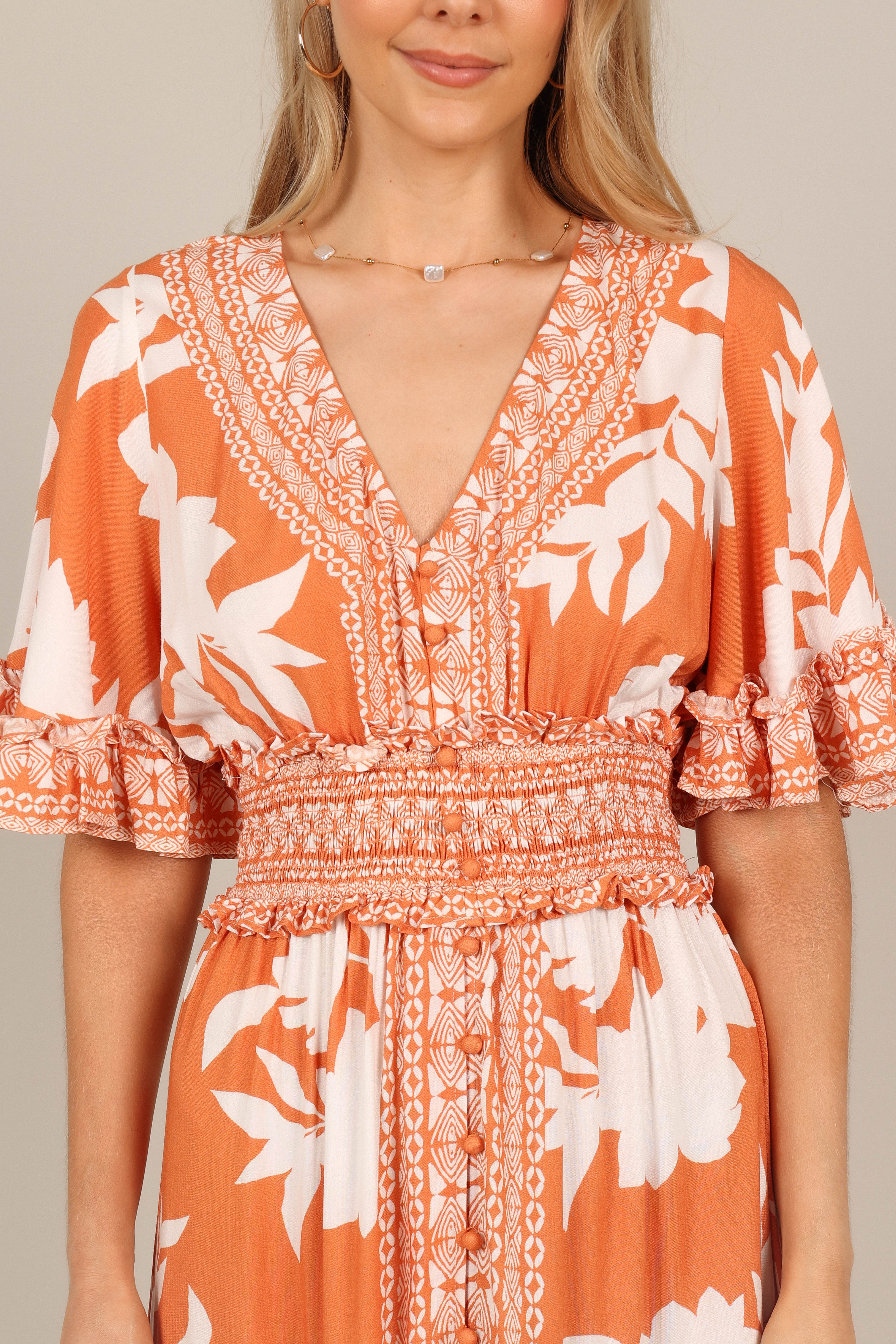 Silvio Maxi Dress Orange