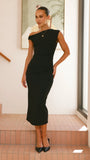 Lilah Midi Dress Black
